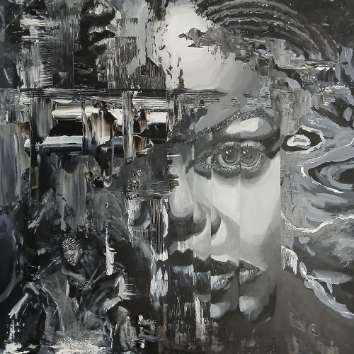 portrait abstrait pistonae