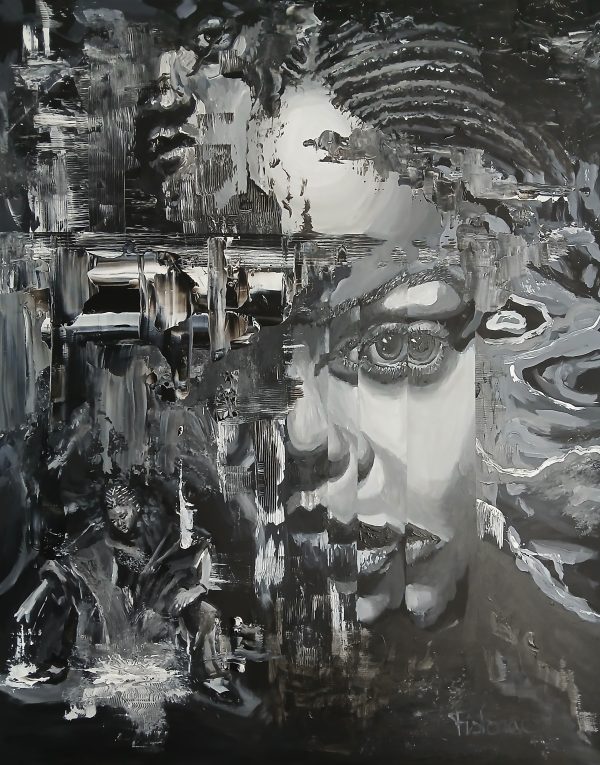 portrait abstrait pistonae